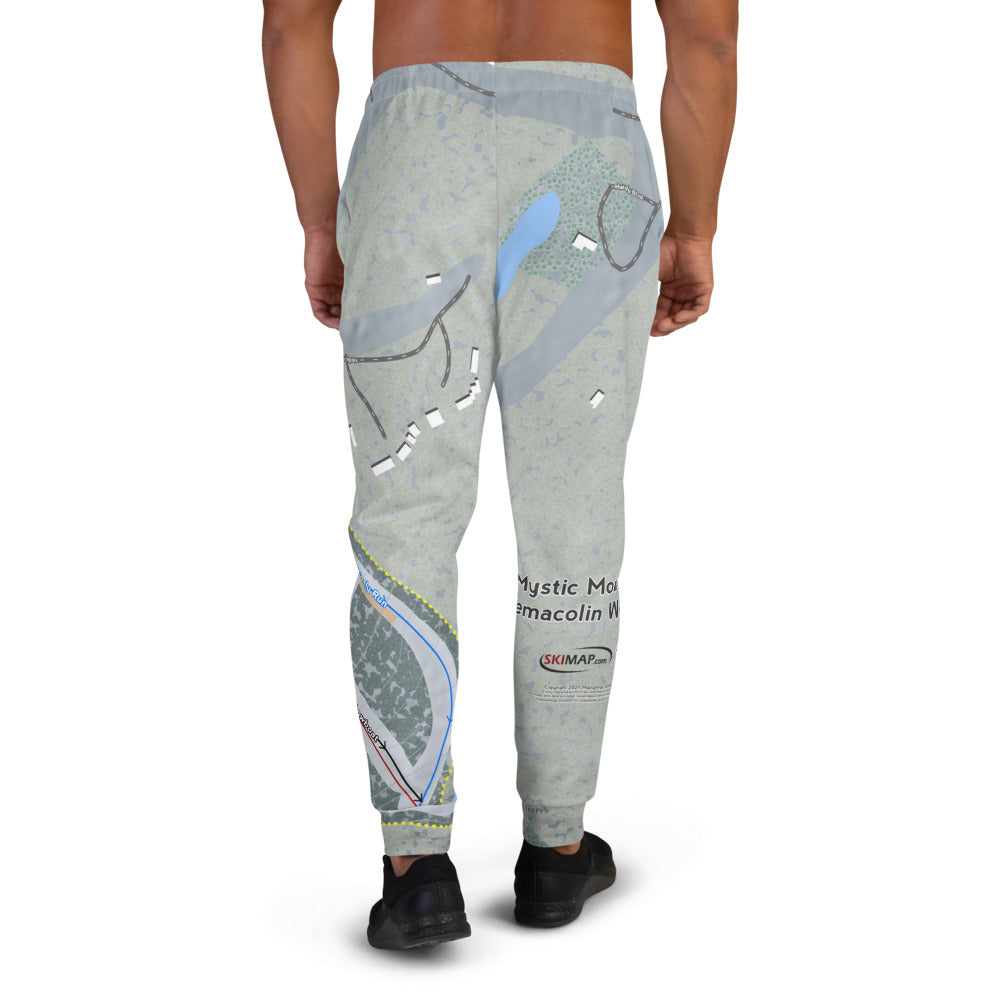 Mystic Mountain Nemacolin, Pennsylvania Ski Trail Map Men's Mid-Layer - Powderaddicts