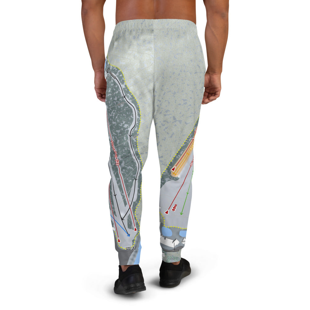 Spring Mountain, Pennsylvania Ski Trail Map Men&#39;s Mid-Layer - Powderaddicts