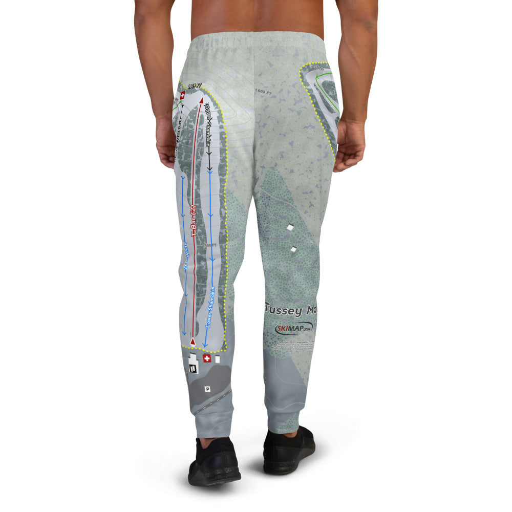 Tussey Mountain, Pennsylvania Ski Trail Map Men&#39;s Mid-Layer - Powderaddicts