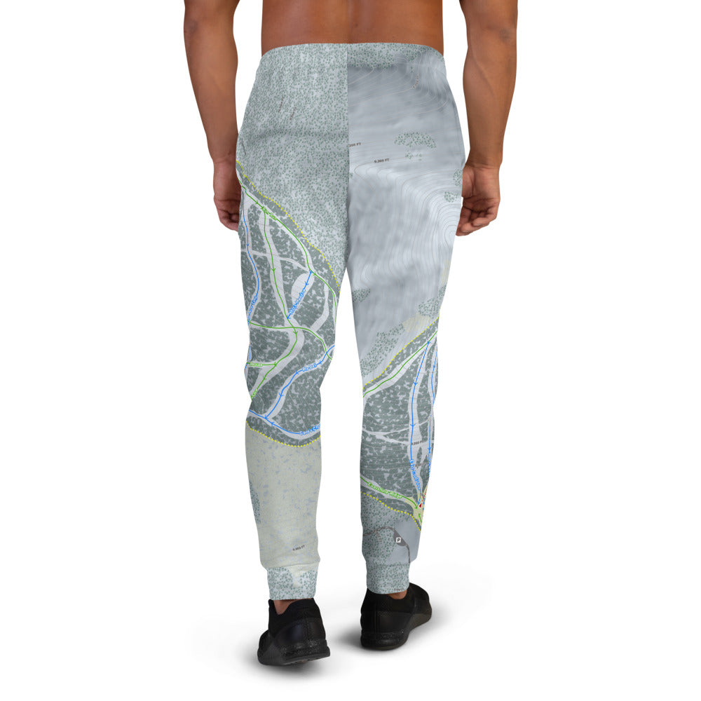 Pajarito, New Mexico Ski Trail Map Men's Mid-Layer - Powderaddicts