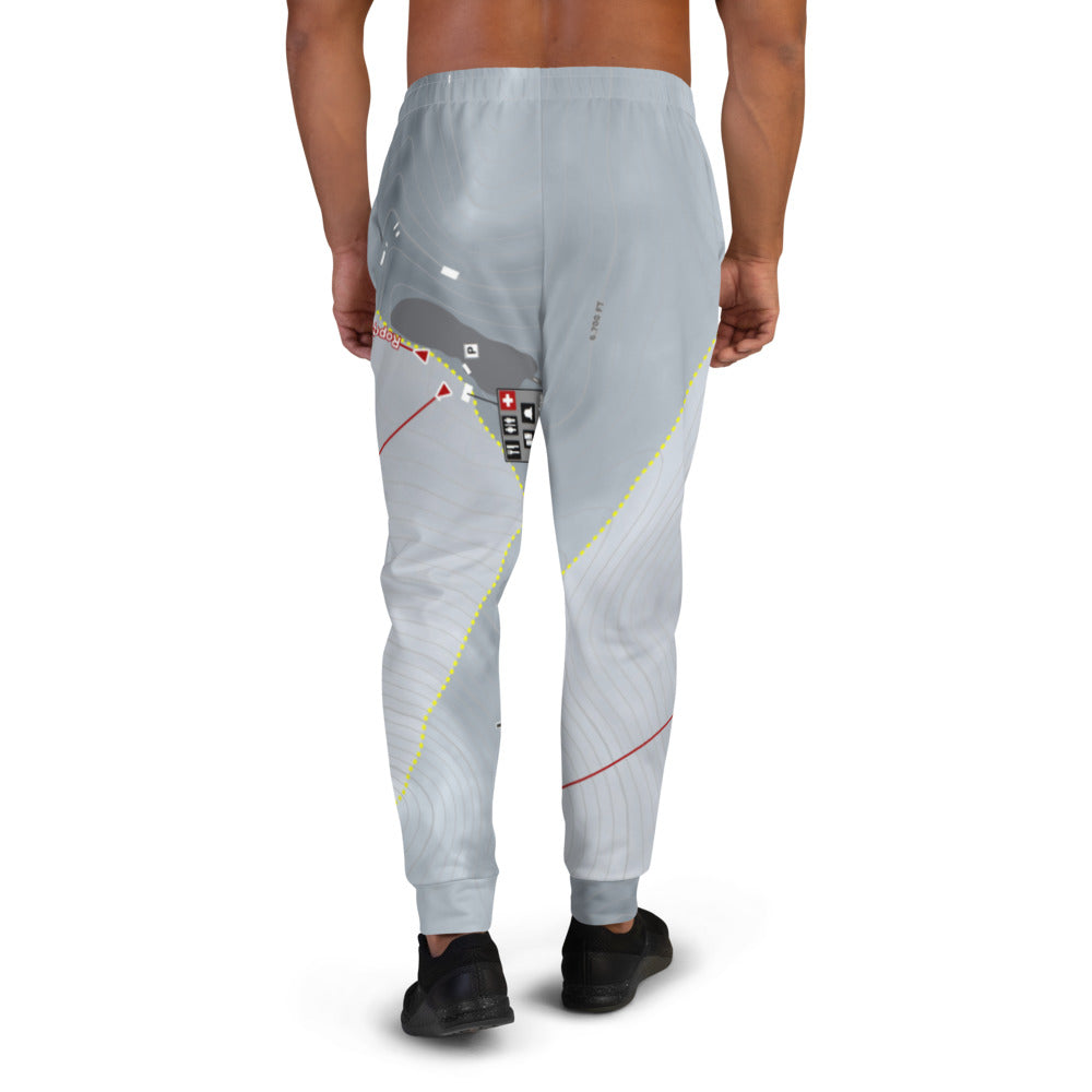 Elko Snobowl, Nevada Ski Trail Map Men&#39;s Mid-Layer - Powderaddicts