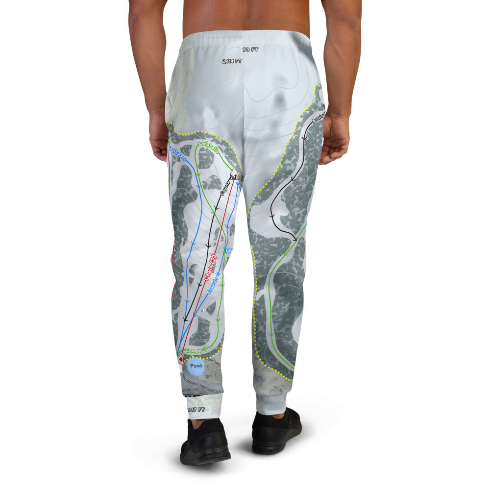 Huff Hills, North Dakota Ski Trail Map Men's Mid-Layer - Powderaddicts