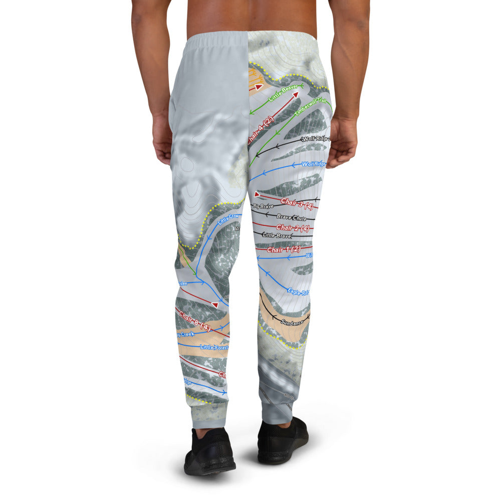 Mount Kato, Minnesota Ski Trail Map Men's Mid-Layer - Powderaddicts