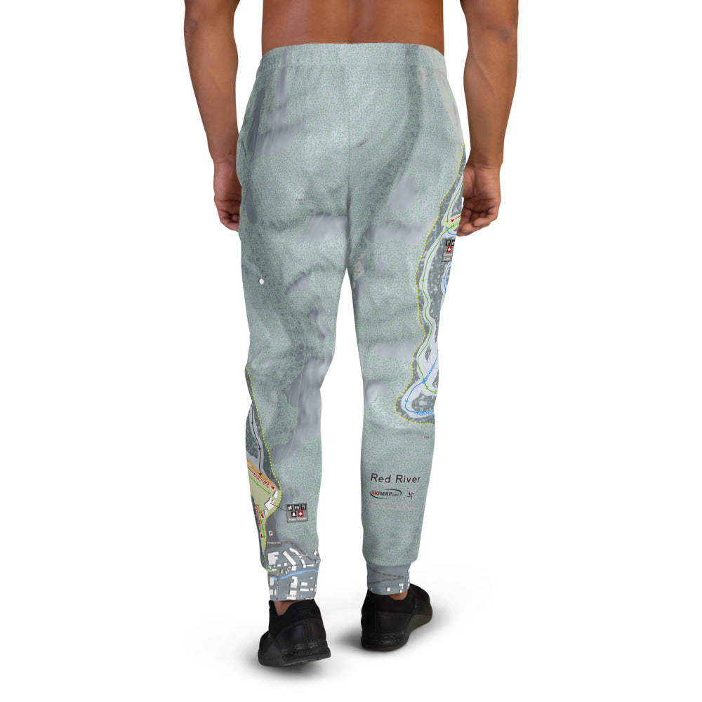 Red River, New Mexico Ski Trail Map Men's Mid-Layer - Powderaddicts