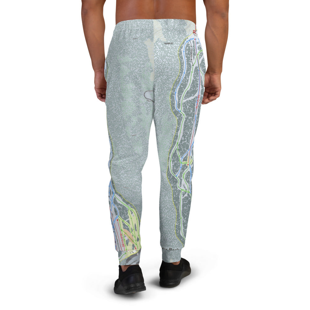 Sandia Peak, New Mexico Ski Trail Map Men's Mid-Layer - Powderaddicts