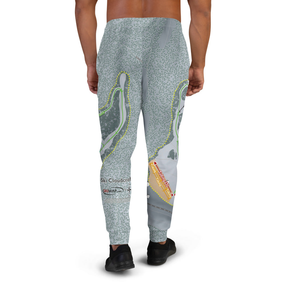 Ski Cloudcroft, New Mexico Ski Trail Map Men's Mid-Layer - Powderaddicts