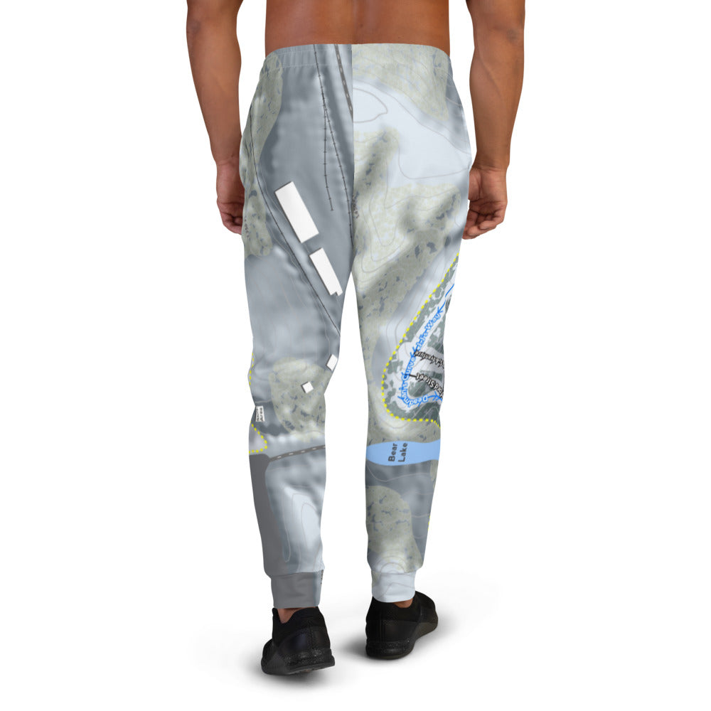 Great Bear, South Dakota Ski Trail Map Men's Mid-Layer - Powderaddicts