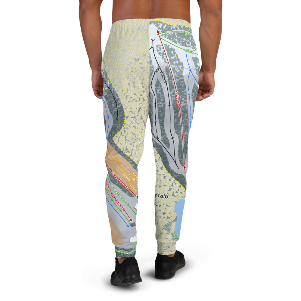 Christie Mountain, Wisconsin Ski Trail Map Men's Mid-Layer - Powderaddicts