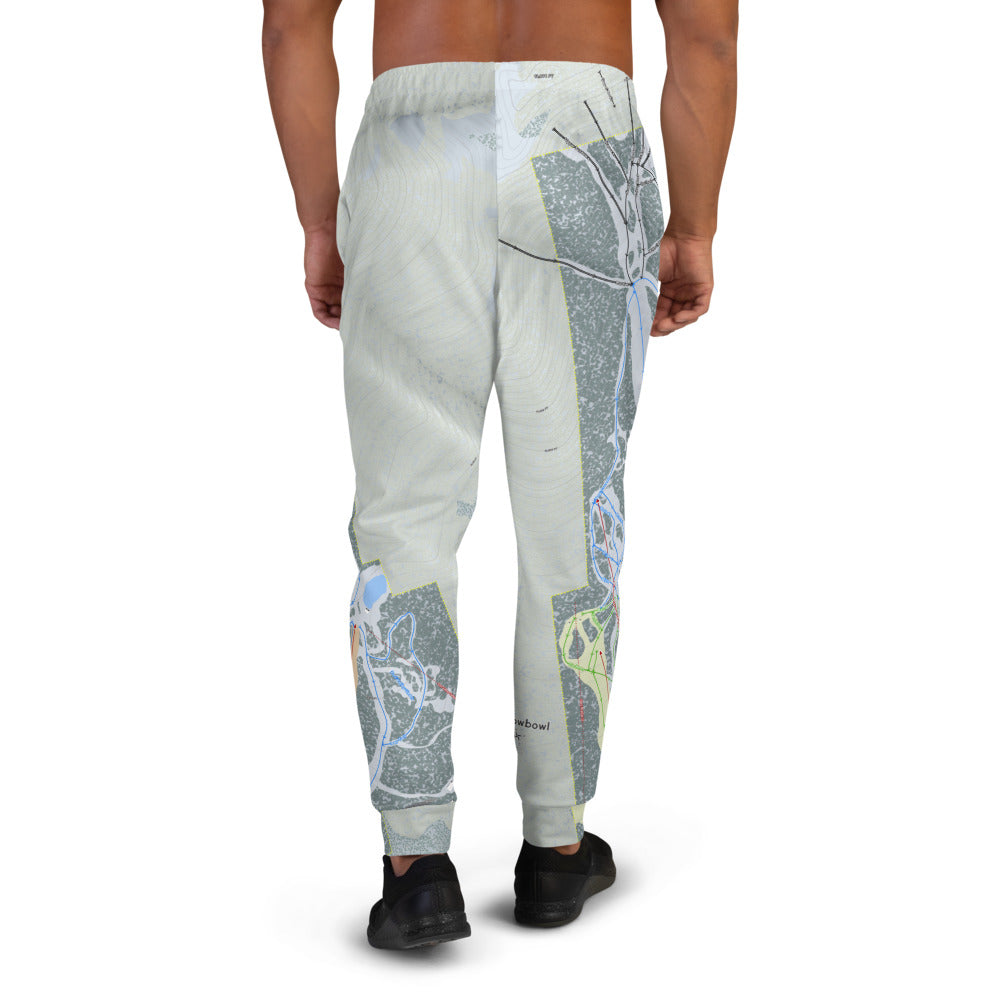 SnowBowl, Arizona Ski Trail Map Men's Mid-Layer - Powderaddicts