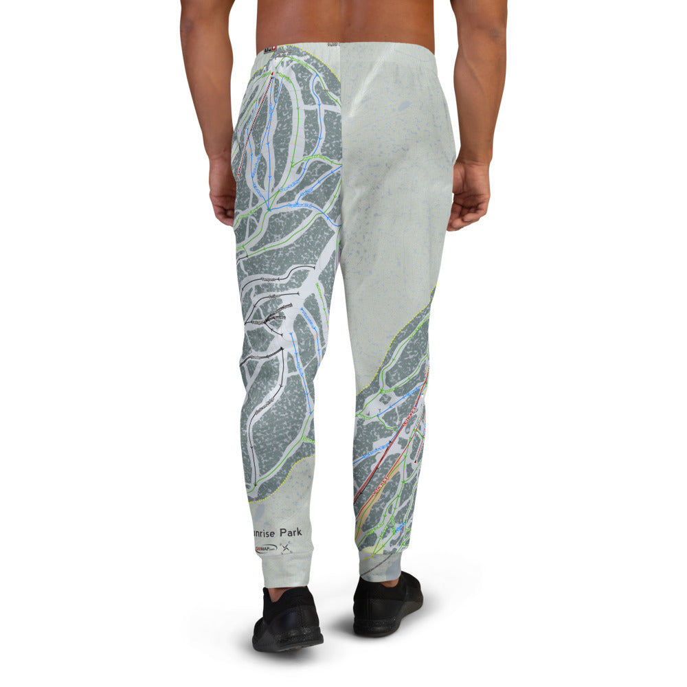 Sunrise Park, Arizona Ski Trail Map Men's Mid-Layer - Powderaddicts