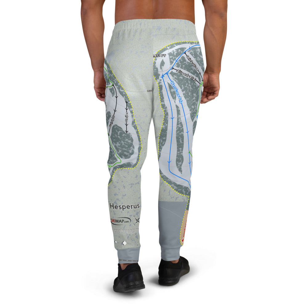 Hesperus, Colorado Ski Trail Map Men's Mid-Layer - Powderaddicts