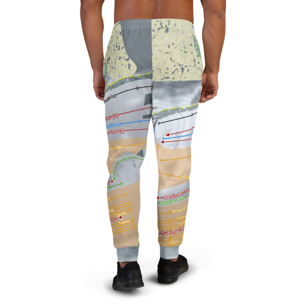 The Rock Snowpark, Wisconsin Ski Trail Map Men's Mid-Layer - Powderaddicts