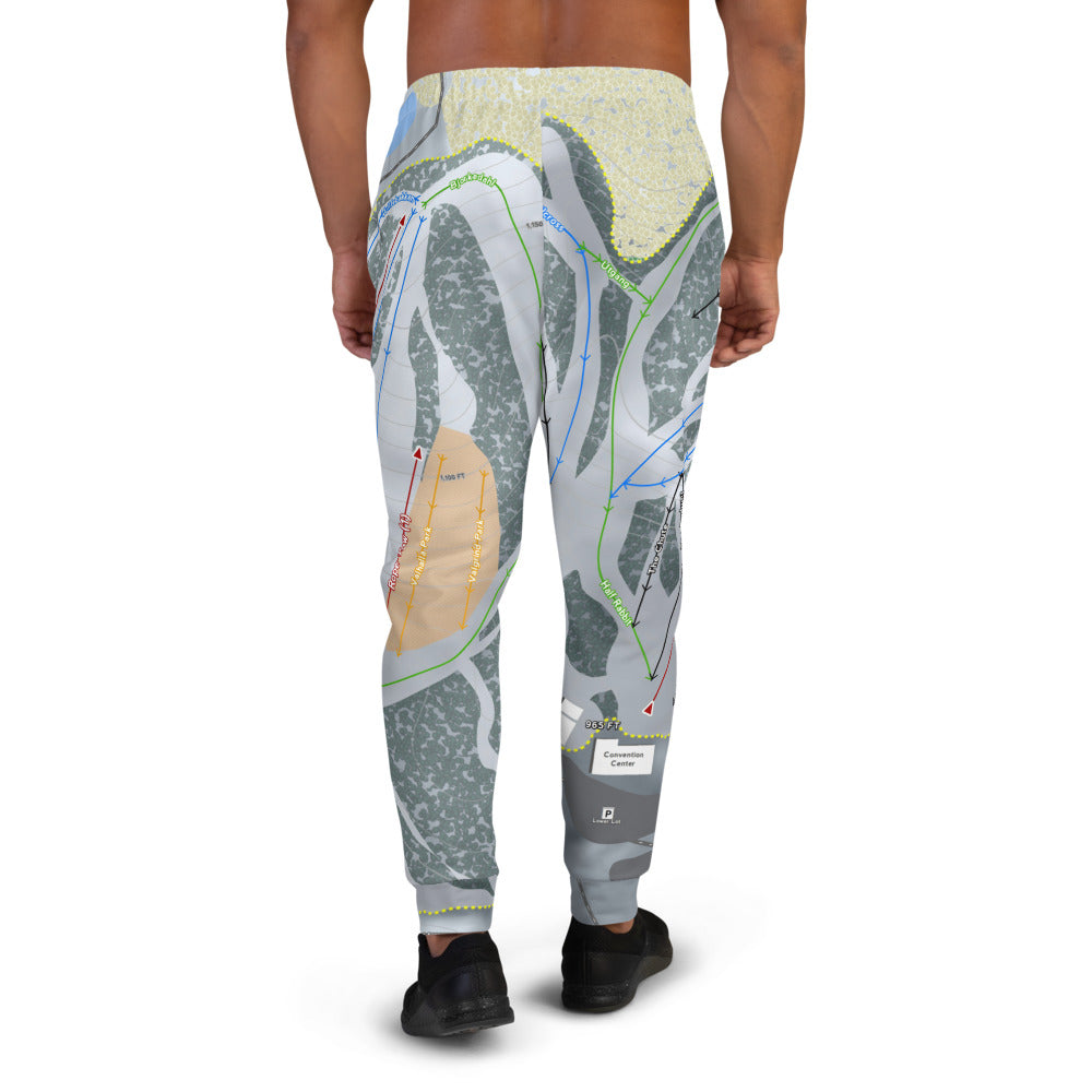 Trollhaugen, Wisconsin Ski Trail Map Men's Mid-Layer - Powderaddicts