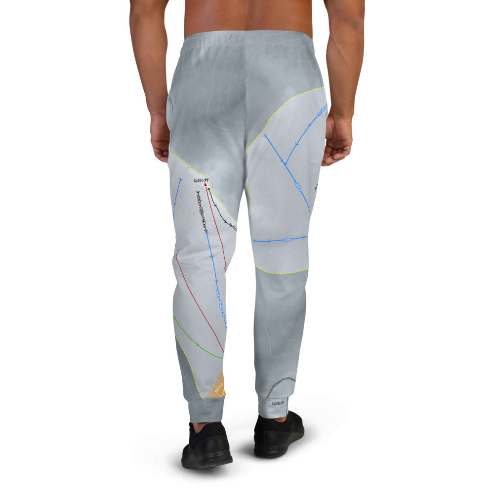 Arctic Valley, Alaska Ski Trail Map Men's Mid-Layer - Powderaddicts