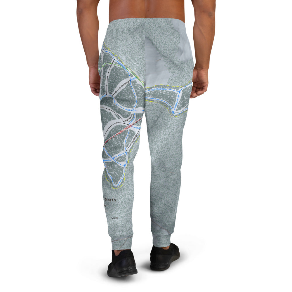 49 Deg North, Washington Ski Trail Map Men&#39;s Mid-Layer - Powderaddicts