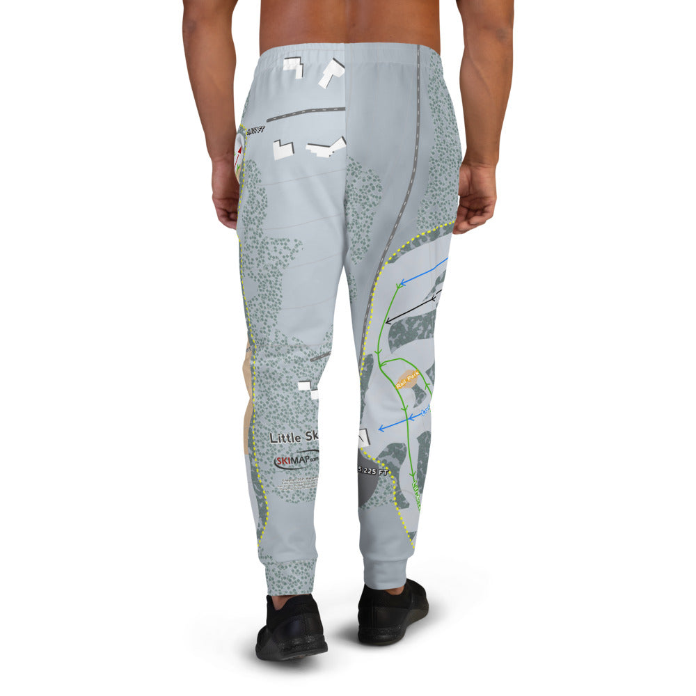 Little Ski Hill, Idaho Ski Trail Map Men's Mid-Layer - Powderaddicts