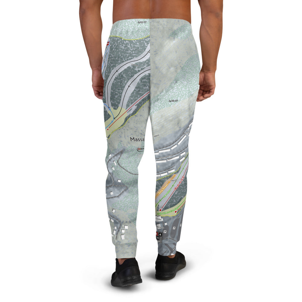 Massanutten, Virginia Ski Trail Map Men's Mid-Layer - Powderaddicts