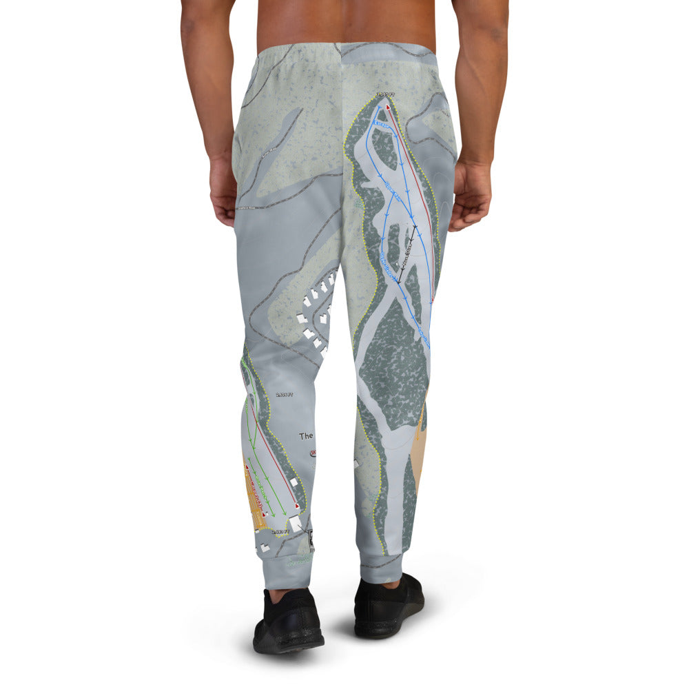 The Homestead, Virginia Ski Trail Map Men's Mid-Layer - Powderaddicts