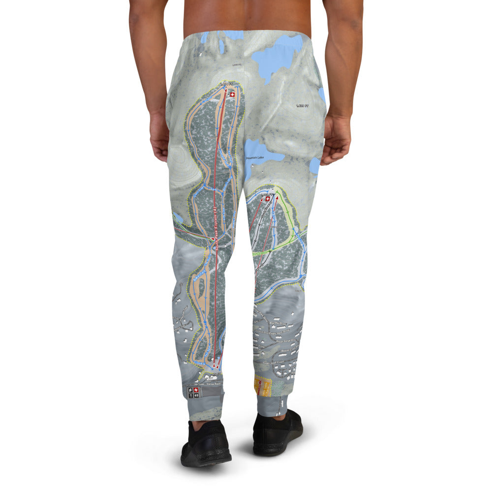 Mountain Creek, New Jersey Ski Trail Map Men's Mid-Layer - Powderaddicts