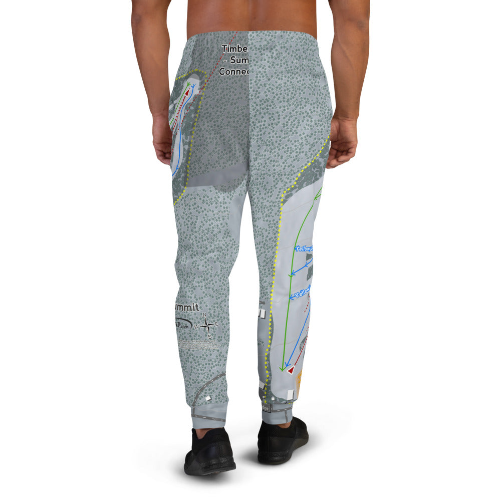 Summit, Oregon Ski Trail Map Men's Mid-Layer - Powderaddicts