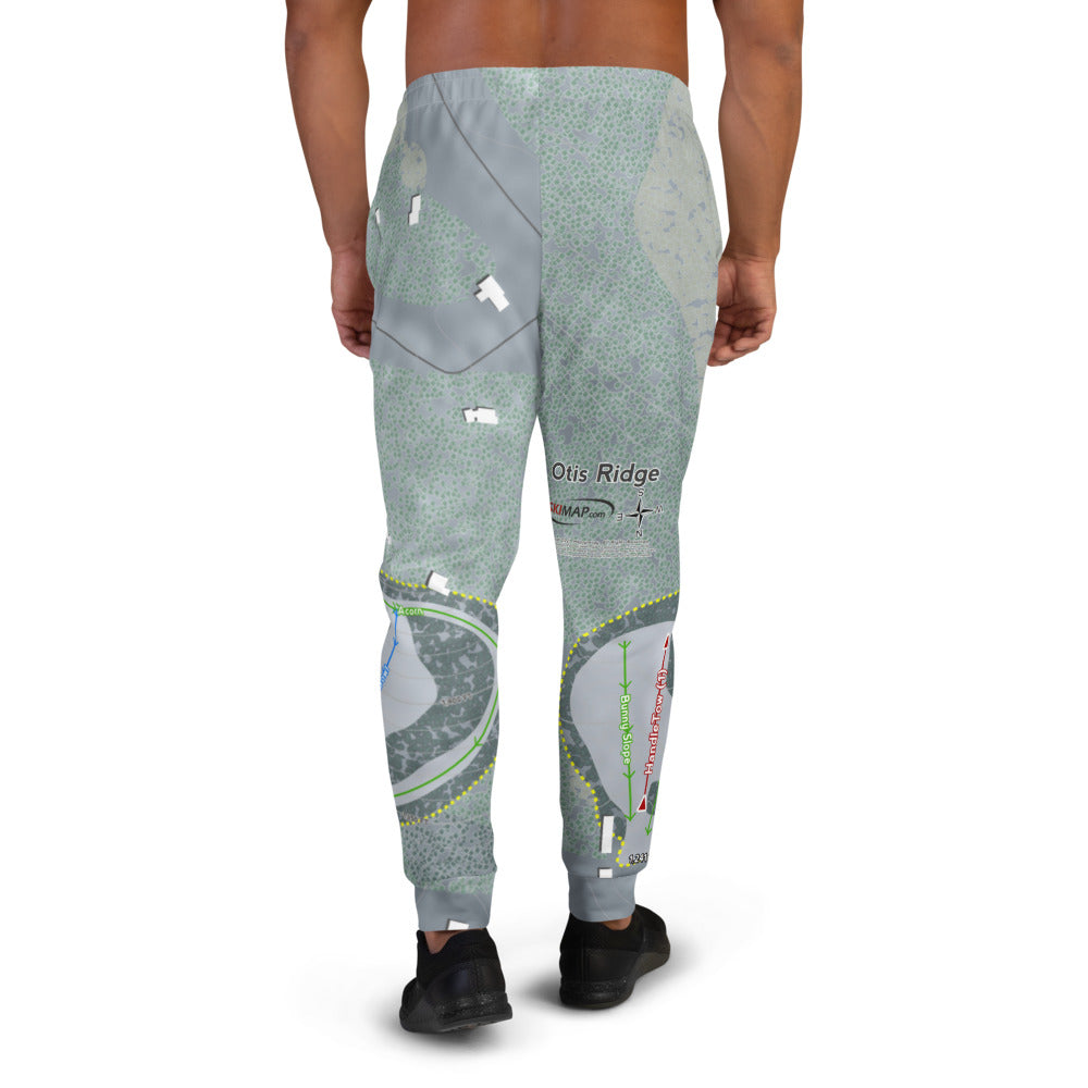 Otis Ridge, Massachusetts Ski Trail Map Men's Mid-Layer - Powderaddicts