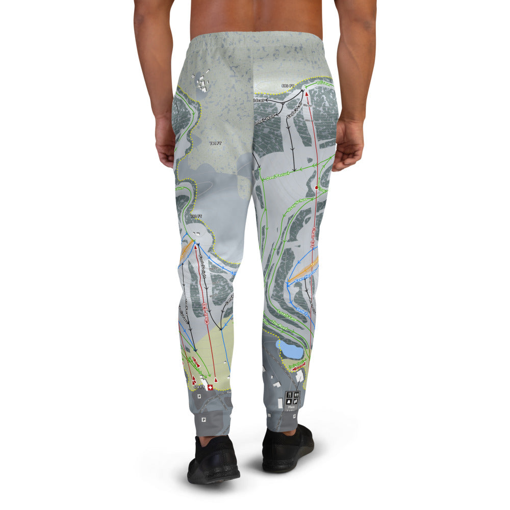 Thunder Ridge, New York Ski Trail Map Men's Mid-Layer - Powderaddicts