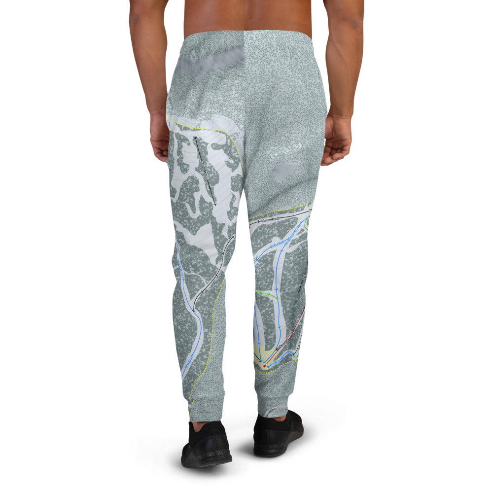 Lost Trail, Wyoming Ski Trail Map Men's Mid-Layer - Powderaddicts