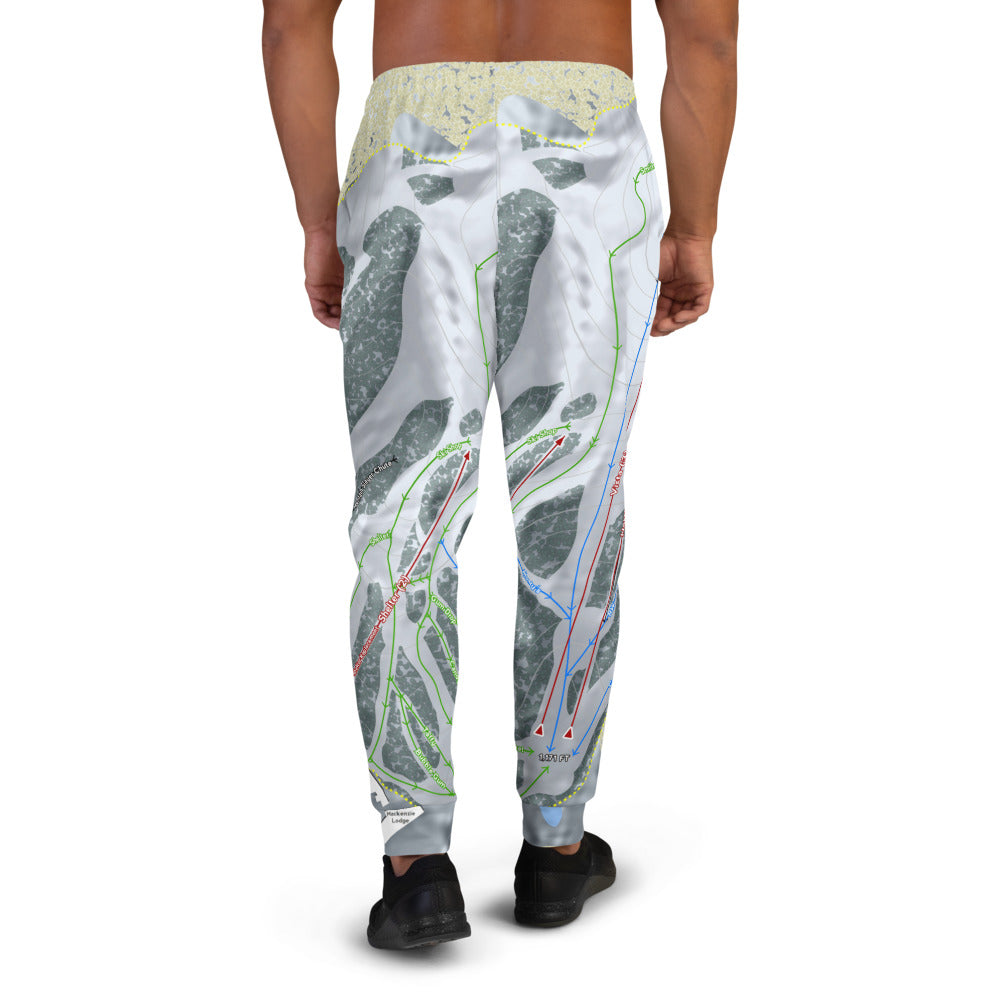 Caberfae Peaks, Michigan Ski Trail Map Men's Mid-Layer - Powderaddicts