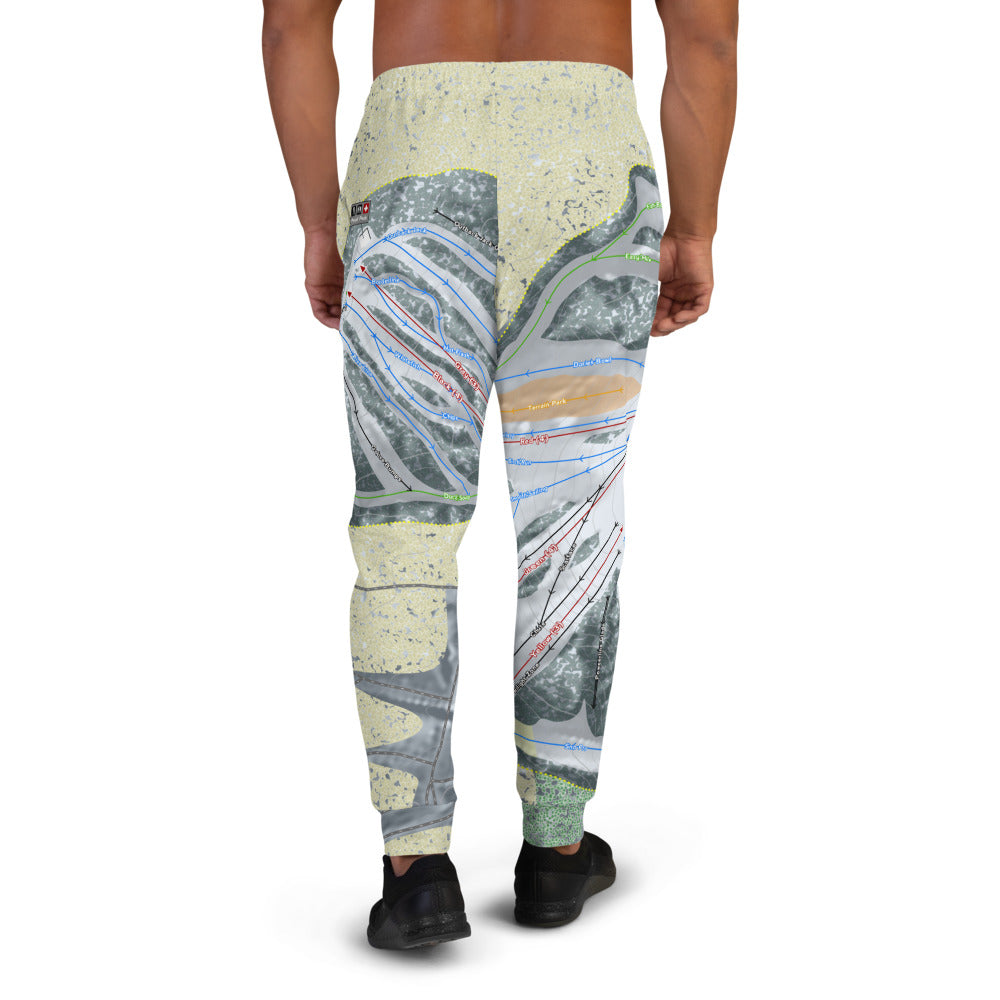 Nub' s Nob, Michigan Ski Trail Map Men's Mid-Layer - Powderaddicts
