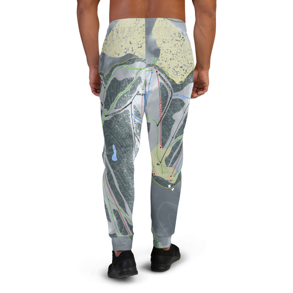 Otsego, Michigan Ski Trail Map Men's Mid-Layer - Powderaddicts