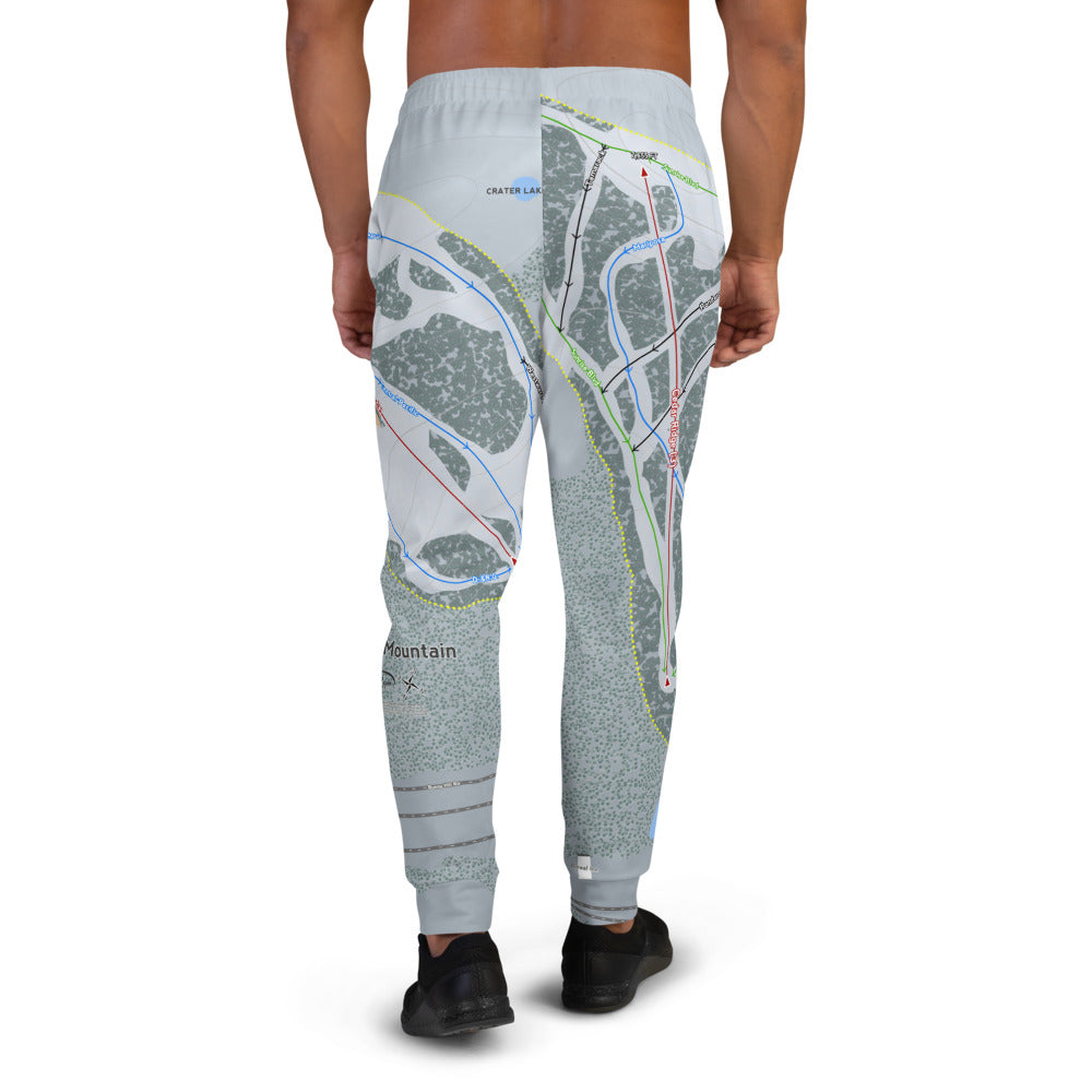 Boreal Mountain, California Ski Trail Map Men's Mid-Layer - Powderaddicts