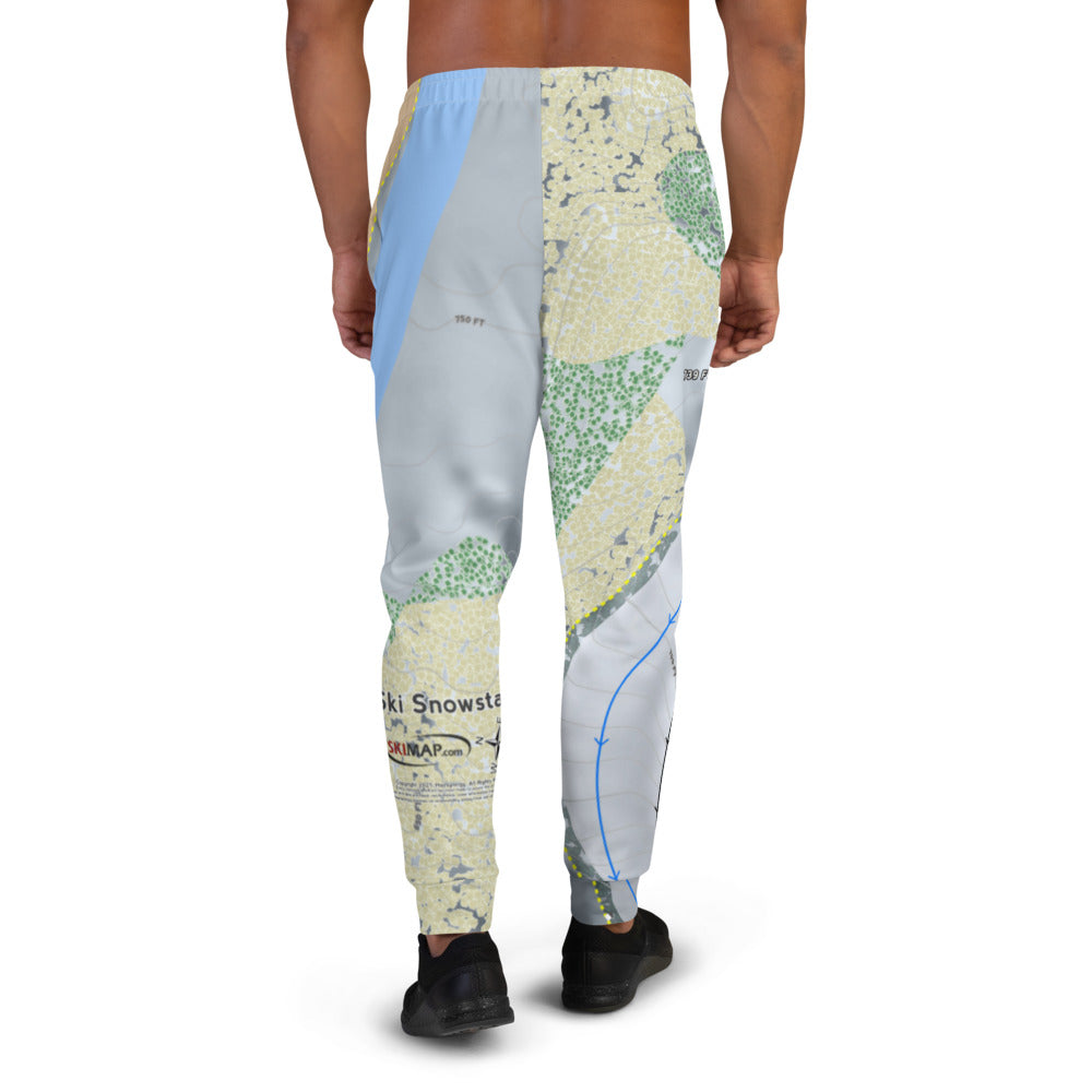 Ski Snowstar, Illinois Ski Trail Map Men's Mid-Layer - Powderaddicts