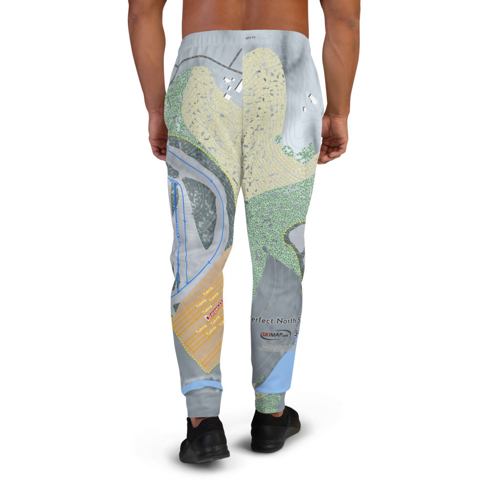 Perfect North Slopes, Indiana Ski Trail Map Men's Mid-Layer - Powderaddicts