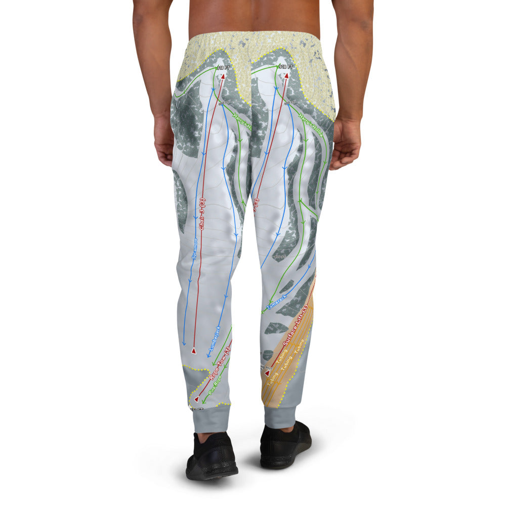 Timber Ridge, Michigan Ski Trail Map Men's Mid-Layer - Powderaddicts