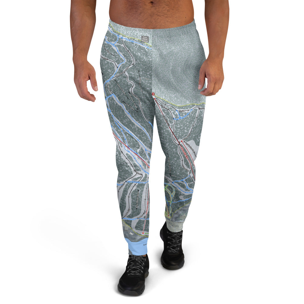 Cannon Mountain, New Hampshire Ski Trail Map Men&#39;s Mid-Layer - Powderaddicts