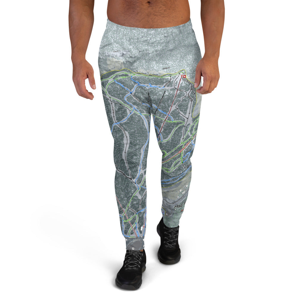 Mad River Glen, Vermont Ski Trail Map Men&#39;s Mid-Layer - Powderaddicts