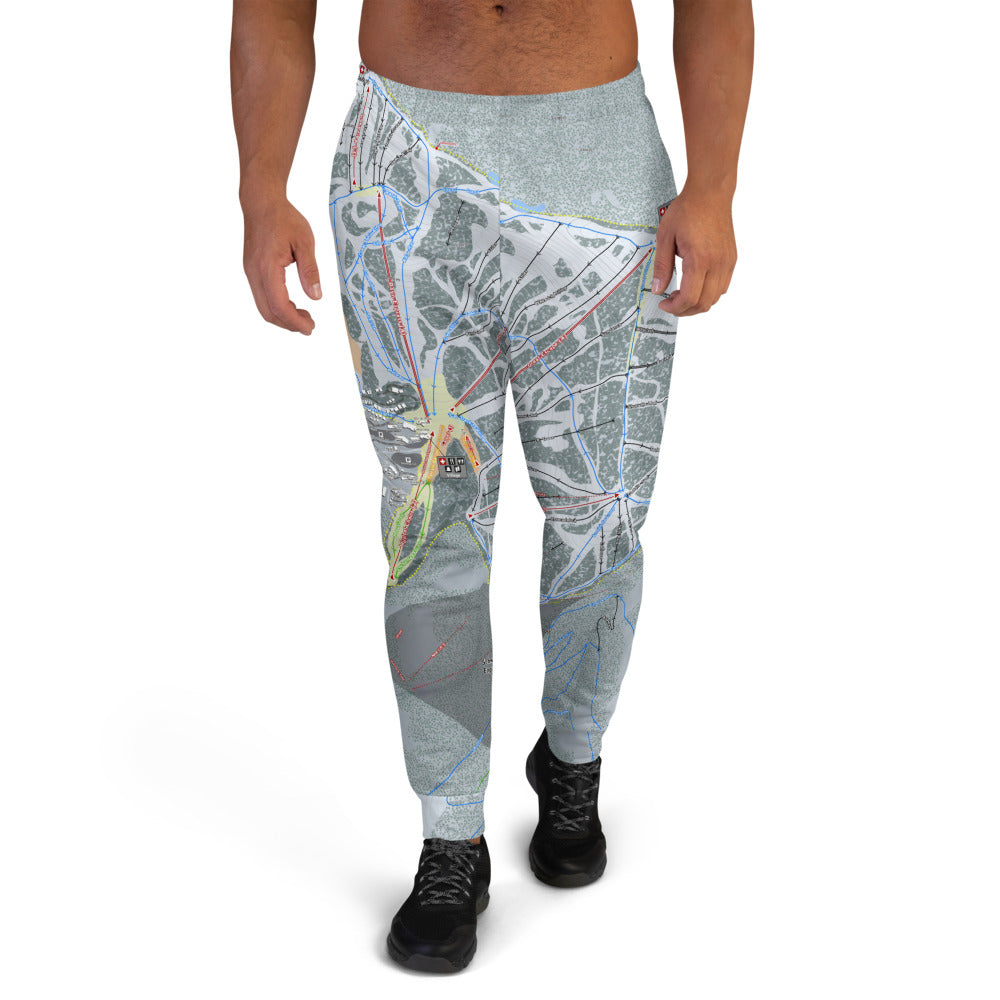 Schweitzer, Idaho Ski Trail Map Men's Mid-Layer - Powderaddicts