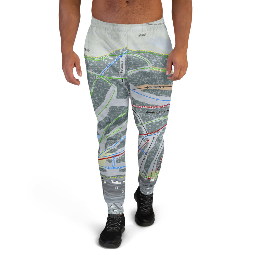 Holiday Valley, New York Ski Trail Map Men's Mid-Layer - Powderaddicts