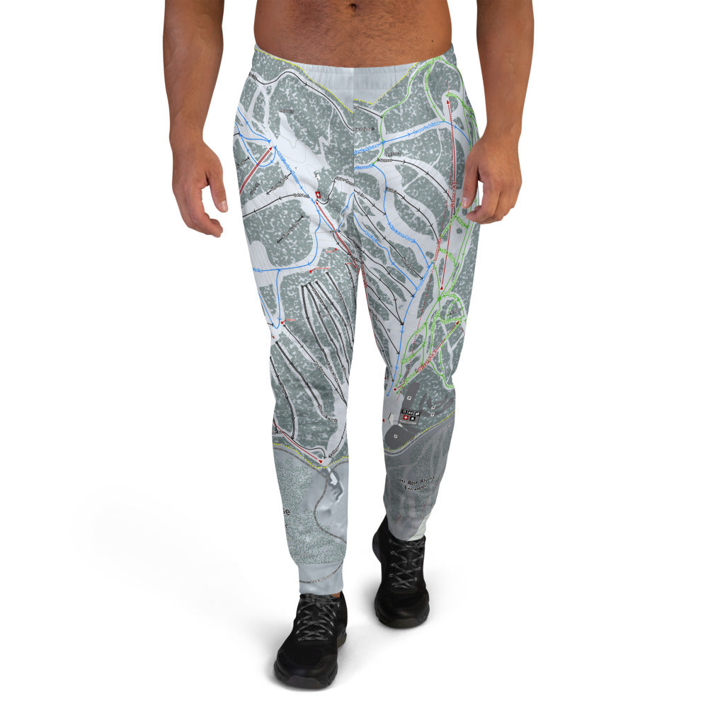 Mt. Rose, Nevada Ski Trail Map Men's Mid-Layer - Powderaddicts