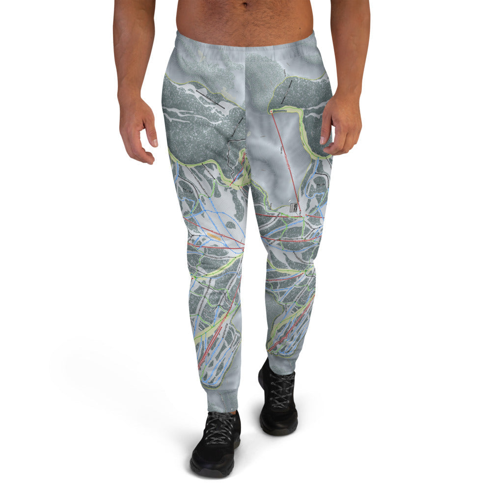 Sun Valley, Idaho Ski Trail Map Men&#39;s Mid-Layer - Powderaddicts