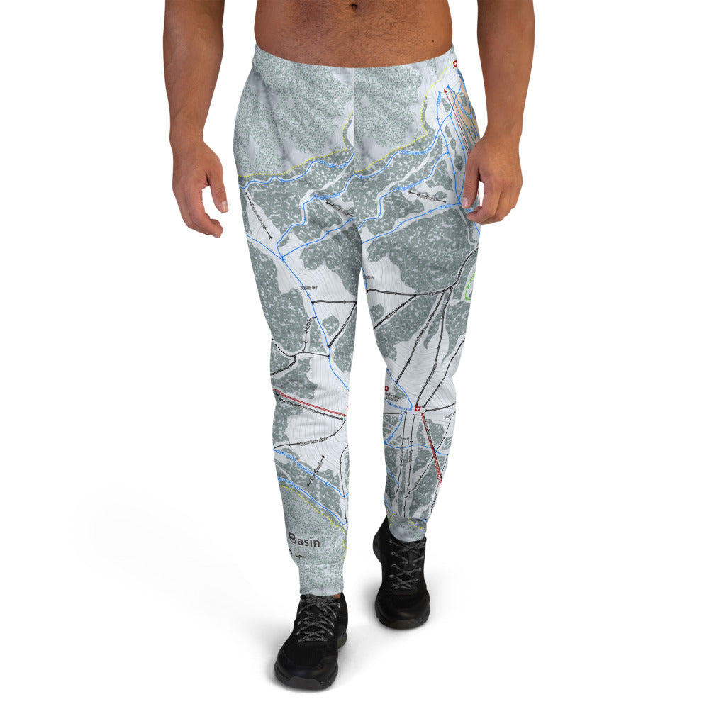 Bogus Basin, Idaho Ski Trail Map Men&#39;s Mid-Layer - Powderaddicts