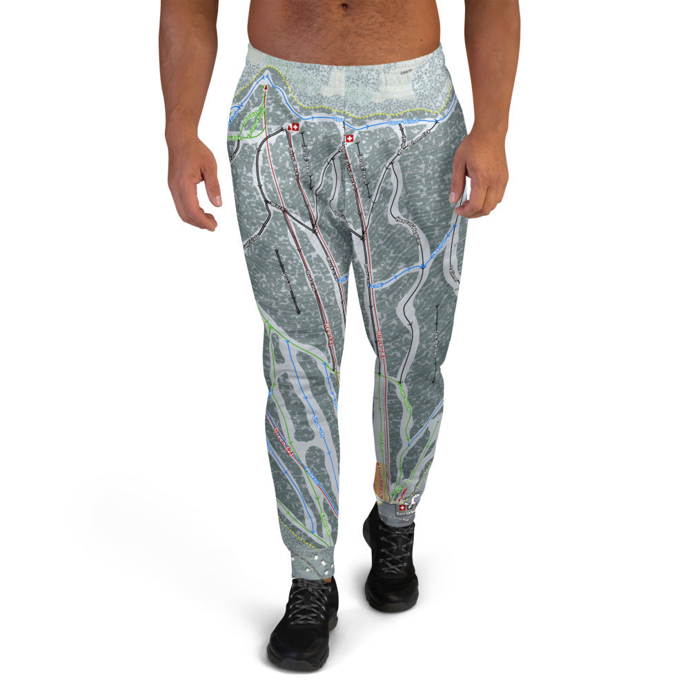 Magic Mountain, Vermont Ski Trail Map Men&#39;s Mid-Layer - Powderaddicts