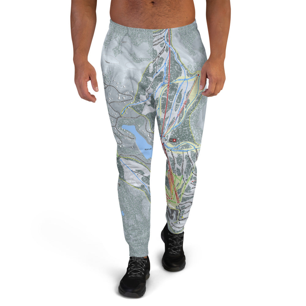 Bear Valley Mountain, California Ski Trail Map Men's Mid-Layer - Powderaddicts