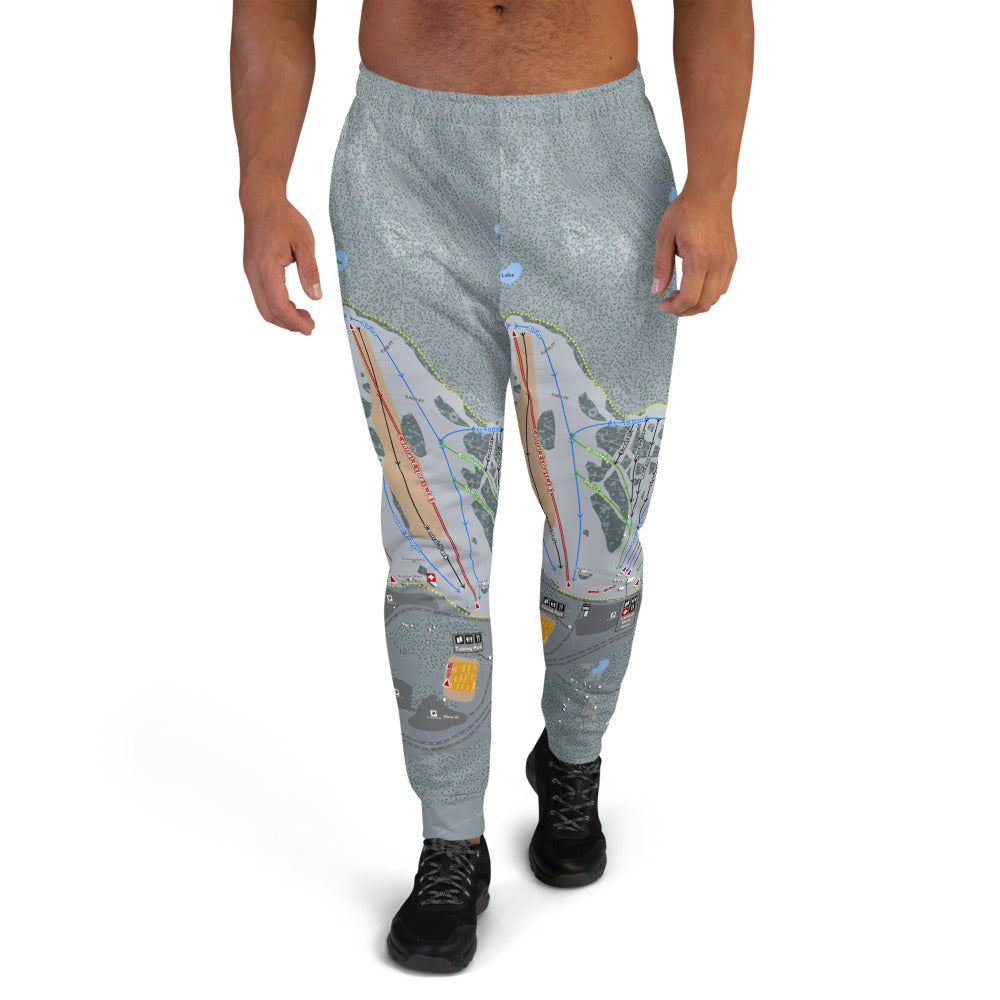 Summit At Snoqualmie, Washington Ski Trail Map Men&#39;s Mid-Layer - Powderaddicts