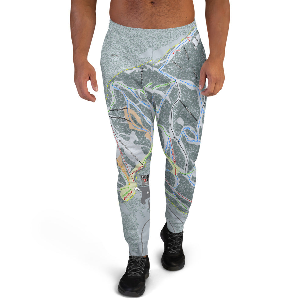 Lost Trail, Montana Ski Trail Map Men&#39;s Mid-Layer - Powderaddicts