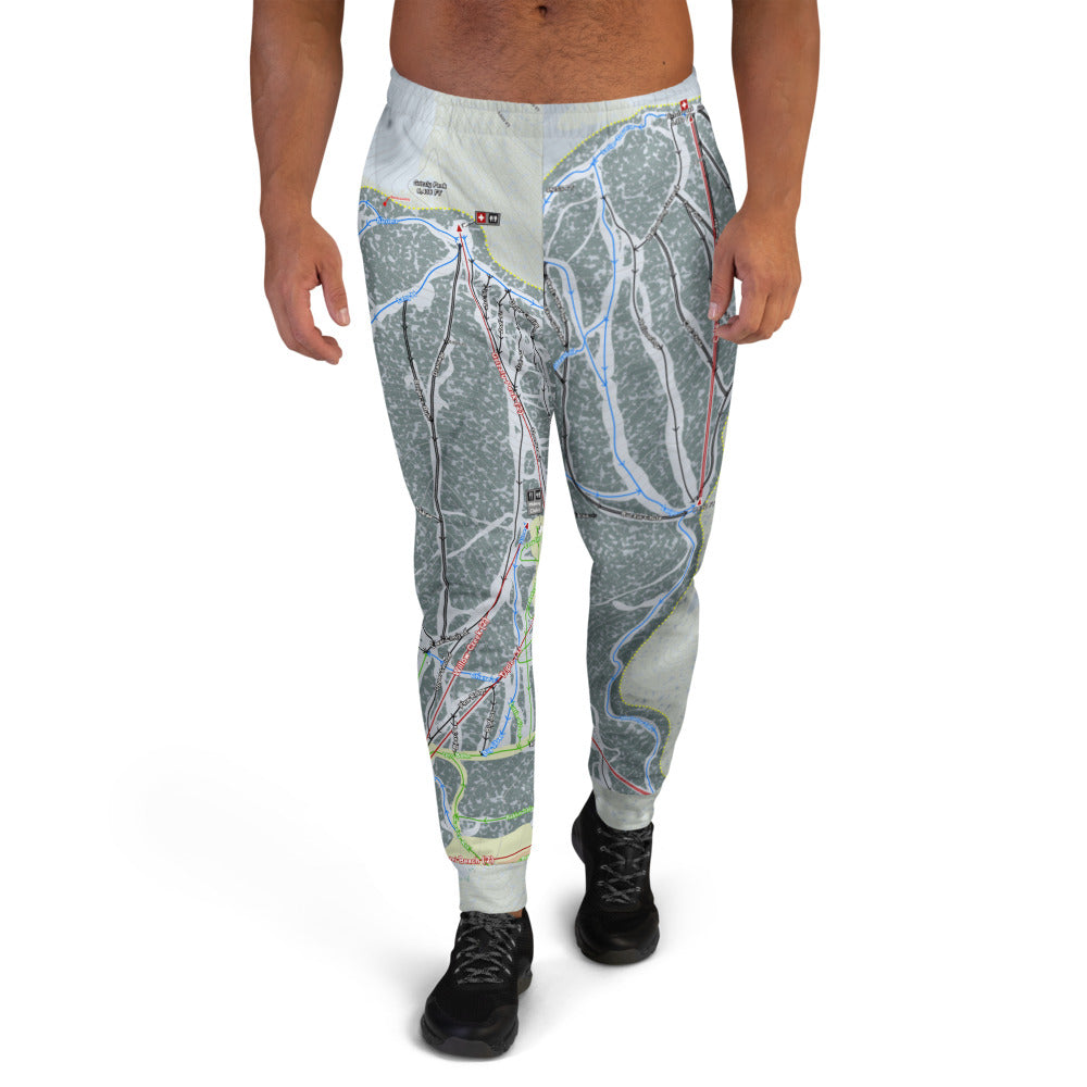 Red Lodge, Montana Ski Trail Map Men's Mid-Layer - Powderaddicts