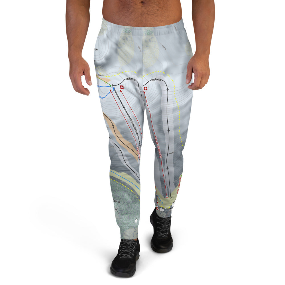 Ski Sundown, Connecticut Ski Trail Map Men's Mid-Layer - Powderaddicts