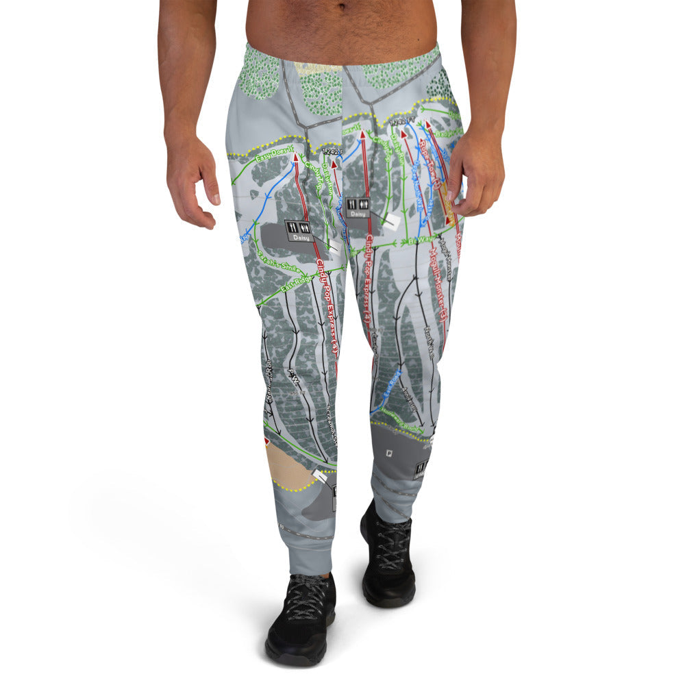 Cascade Mountain, Wisconsin Ski Trail Map Men's Mid-Layer - Powderaddicts