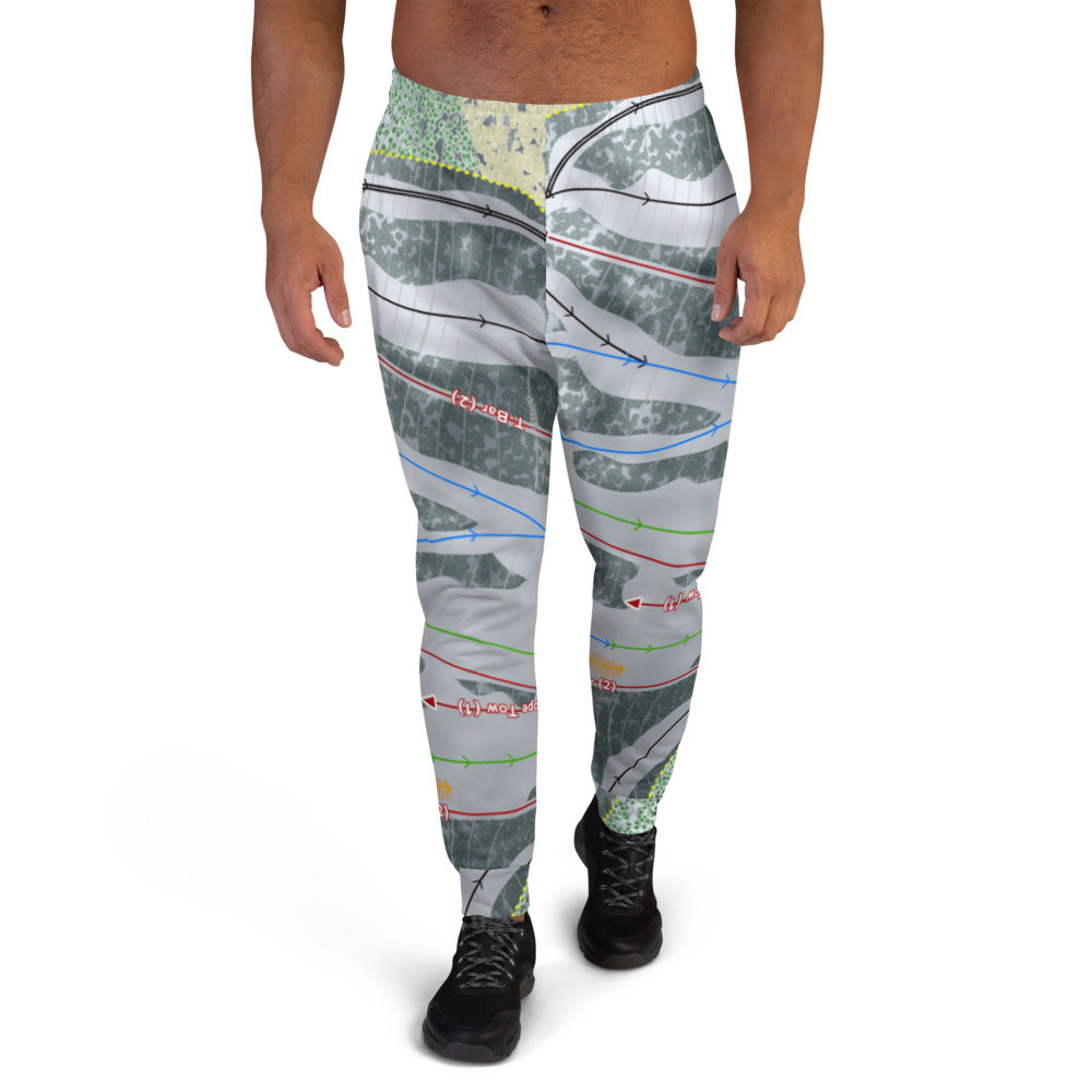 Camp10, Wisconsin Ski Trail Map Men's Mid-Layer - Powderaddicts