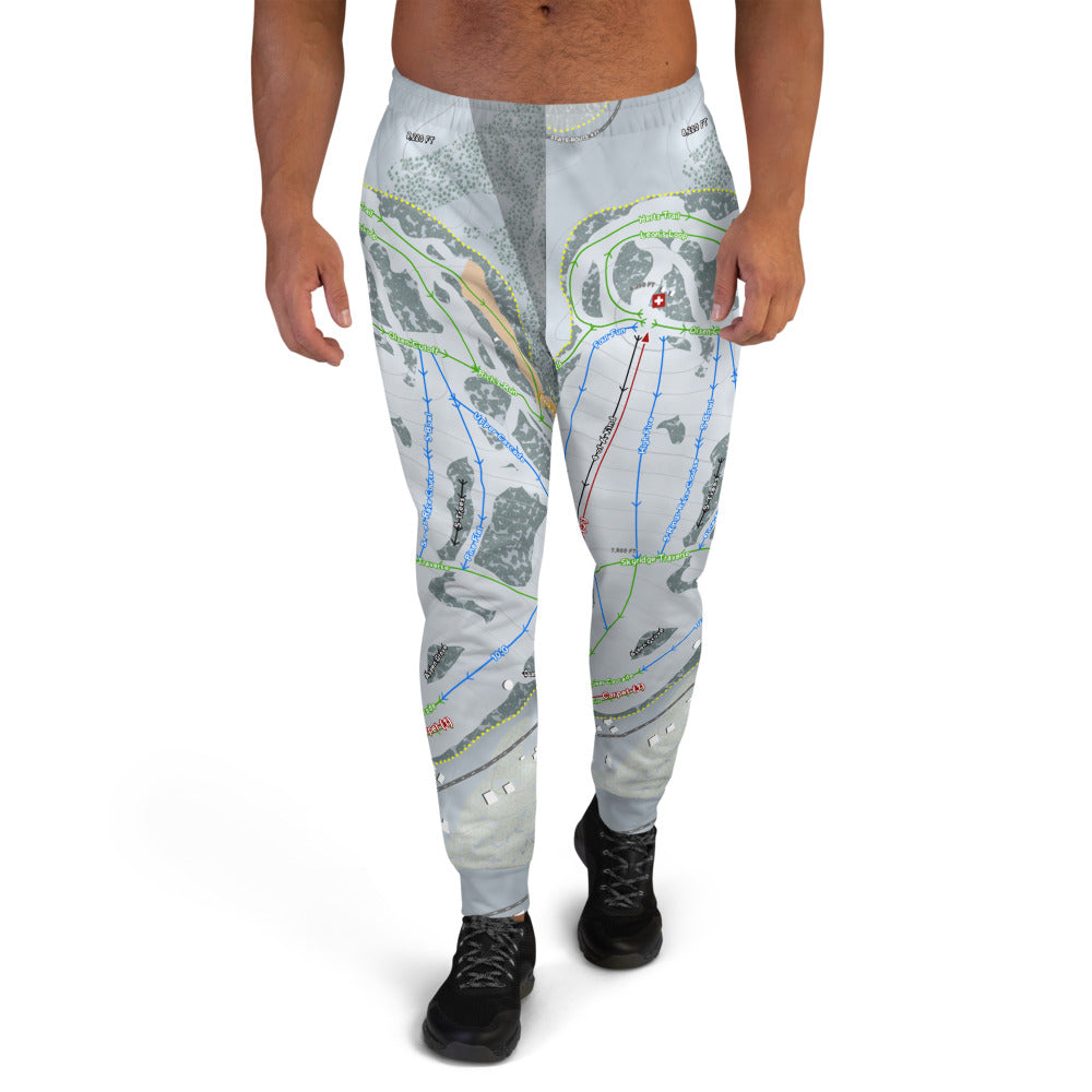 Sky Tavern, Nevada Ski Trail Map Men's Mid-Layer - Powderaddicts